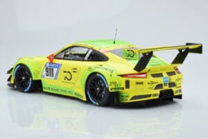 Porsche 911 GT3 R Manthey Racing #911 F. Scherer / K. Estre / R. Dumas / L. Vanthoor / E. Bamber 24 Hours of Nurburgring 2018 - nuotrauka 5 iš 6