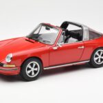 Porsche 911 Targa S Raudonas Schuco 1:18 - image 3 of 9