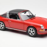 Porsche 911 Targa S Raudonas Schuco 1:18 - image 7 of 9
