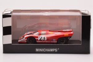 Porsche 917 #23 H. Herrmann / R. Attwood 24 Hours of Le Mans Winner 1970 Minichamps 1:43 WAP0200190B Metalas - nuotrauka 4 iš 4