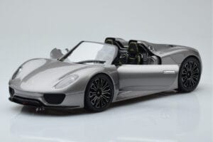 Porsche 918 Spyder Prototipas Pilkas Metalinis Minichamps 1:18 110060030 Metalas - nuotrauka 2 iš 7