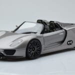 Porsche 918 Spyder Prototipas Pilkas Metalinis Minichamps 1:18
