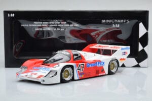 Porsche 956K Grand Prix Preston Henn T-Bird Swap Shop #47 D. Galica / D. Sutherland / P. Henn Brands Hatch 1000km 1983 Minich - nuotrauka 6 iš 6