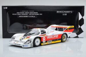 Porsche 956K Lindsay Saker #8 B. Wollek / C. Serra / S. Johansson 1000km Kyalami 1983 Minichamps 1:18 155836698 Metalas - nuotrauka 6 iš 6