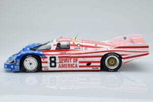 Porsche 956L Spirit of America #8 G. Follmer / J. Morton / K. Miller 24 Hours of Le Mans 1986 Minichamps 1:18 180866508 Metal - nuotrauka 4 iš 8