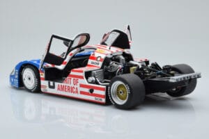 Porsche 956L Spirit of America #8 G. Follmer / J. Morton / K. Miller 24 Hours of Le Mans 1986 Minichamps 1:18 180866508 Metal - nuotrauka 5 iš 8