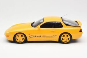 Porsche 968 Clubsport Geltonas GT Spirit 1:18 GT129 Derva - nuotrauka 3 iš 6
