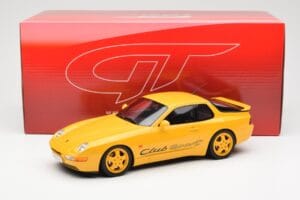 Porsche 968 Clubsport Geltonas GT Spirit 1:18 GT129 Derva - nuotrauka 6 iš 6