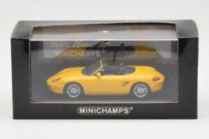 Porsche Boxster 986 Geltonas Minichamps 1:43 400062072 Metalas - nuotrauka 4 iš 4