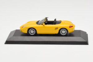 Porsche Boxster 986 Geltonas Minichamps 1:43