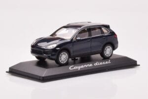Porsche Cayenne 9PA Diesel Tamsiai Mėlynas Minichamps 1:43 WAP0200030B Metalas - nuotrauka 2 iš 4