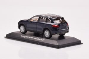 Porsche Cayenne 9PA Diesel Tamsiai Mėlynas Minichamps 1:43 WAP0200030B Metalas - nuotrauka 3 iš 4