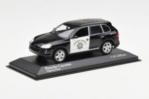 Porsche Cayenne 9PA Highway Patrol Minichamps 1:43 400066291 Metalas - nuotrauka 2 iš 4