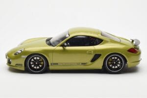 Porsche Cayman R 987 Peridot Metallic GT Spirit 1:18 GT425 Derva - nuotrauka 3 iš 6
