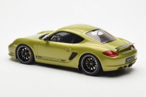 Porsche Cayman R 987 Peridot Metallic GT Spirit 1:18 GT425 Derva - nuotrauka 5 iš 6