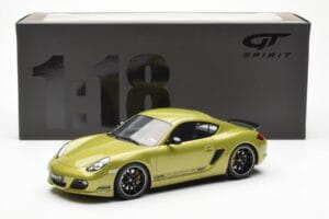 Porsche Cayman R 987 Peridot Metallic GT Spirit 1:18 GT425 Derva - nuotrauka 6 iš 6