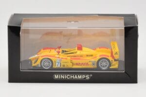 Porsche RS Spyder DHL #7 R. Dumas / T. Bernhard Winner Long Beach GP ALMS 2007 Minichamps 1:43 400076607 Metalas - nuotrauka 4 iš 4