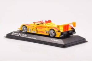 Porsche RS Spyder LMP2 #7 R. Dumas / T. Bernhard / E. Collard Sebring 12 Hours Winners 2008 Minichamps 1:43 400086807 Metalas - nuotrauka 3 iš 4