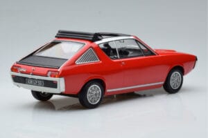 Renault 17 Gordini Decouvrable Raudonas Norev 1:18 185371 Metalas - nuotrauka 2 iš 6