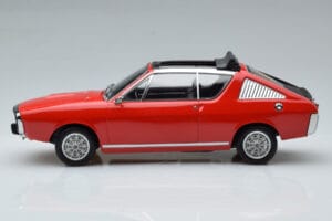 Renault 17 Gordini Decouvrable Raudonas Norev 1:18 185371 Metalas - nuotrauka 3 iš 6