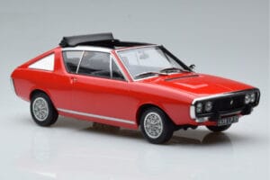 Renault 17 Gordini Decouvrable Raudonas Norev 1:18 185371 Metalas - nuotrauka 4 iš 6