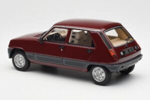 Renault 5 GTL Bordeaux Raudonas Otto 1:18 OT1059 Derva - nuotrauka 5 iš 6