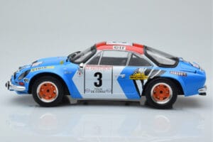 Alpine A110 #3 B. Darniche / A. Mahe Tour de Corse 1973 IXO 1:18 18RMC062B Metalas - nuotrauka 3 iš 6