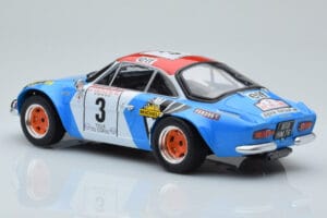 Alpine A110 #3 B. Darniche / A. Mahe Tour de Corse 1973 IXO 1:18 18RMC062B Metalas - nuotrauka 5 iš 6