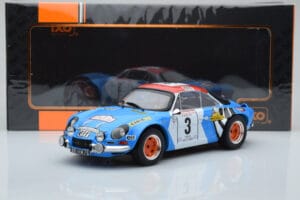 Alpine A110 #3 B. Darniche / A. Mahe Tour de Corse 1973 IXO 1:18 18RMC062B Metalas - nuotrauka 6 iš 6