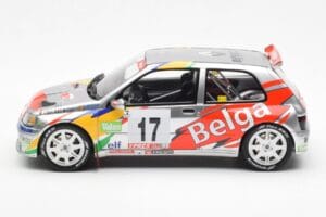 Renault Clio Maxi Kit Car Belga #17 Rally Ypres 1995 Otto 1:18 OT1058 Derva - nuotrauka 3 iš 6