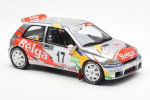 Renault Clio Maxi Kit Car Belga #17 Rally Ypres 1995 Otto 1:18 OT1058 Derva - nuotrauka 4 iš 6