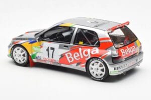 Renault Clio Maxi Kit Car Belga #17 Rally Ypres 1995 Otto 1:18 OT1058 Derva - nuotrauka 5 iš 6