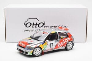 Renault Clio Maxi Kit Car Belga #17 Rally Ypres 1995 Otto 1:18 OT1058 Derva - nuotrauka 6 iš 6