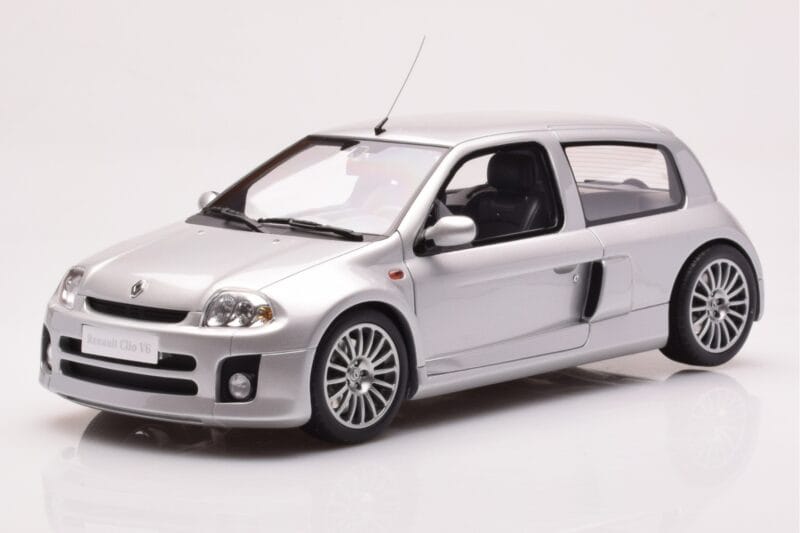 Renault Clio V6 Phase 1 Sidabrinis Otto 1:18