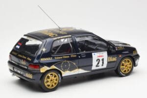 Renault Clio Williams DIAC #21 Jordan / Boyere Tour de Corse 1993 Norev 1:18 185228 Metalas - nuotrauka 3 iš 8