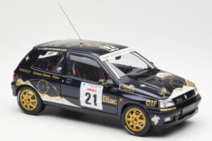 Renault Clio Williams DIAC #21 Jordan / Boyere Tour de Corse 1993 Norev 1:18 185228 Metalas - nuotrauka 6 iš 8