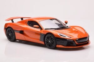 Rimac Nevera Oranžinis GT Spirit 1:18 GT880 Derva - nuotrauka 4 iš 6