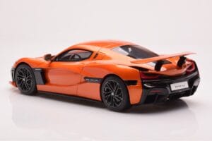 Rimac Nevera Oranžinis GT Spirit 1:18 GT880 Derva - nuotrauka 5 iš 6
