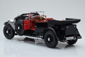 Rolls-Royce Phantom I Kabrioletas Juodas Kyosho 1:18 08931BK Metalas - nuotrauka 5 iš 8