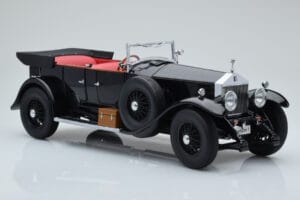 Rolls-Royce Phantom I Kabrioletas Juodas Kyosho 1:18 08931BK Metalas - nuotrauka 6 iš 8