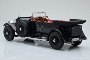 Rolls-Royce Phantom I Kabrioletas Juodas Kyosho 1:18 08931BK Metalas - nuotrauka 7 iš 8
