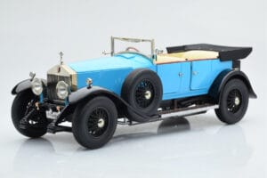 Rolls-Royce Phantom I Kabrioletas Mėlynas Kyosho 1:18 08931LB Metalas - nuotrauka 2 iš 9