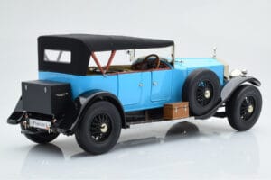 Rolls-Royce Phantom I Kabrioletas Mėlynas Kyosho 1:18 08931LB Metalas - nuotrauka 3 iš 9