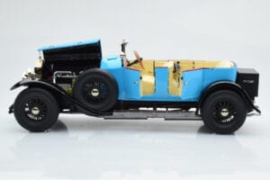 Rolls-Royce Phantom I Kabrioletas Mėlynas Kyosho 1:18 08931LB Metalas - nuotrauka 7 iš 9
