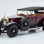 Rolls-Royce Phantom I Kabrioletas Burgundiškai Raudonas Kyosho 1:18