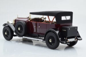 Rolls-Royce Phantom I Kabrioletas Burgundiškai Raudonas Kyosho 1:18 08931R Metalas - nuotrauka 6 iš 10