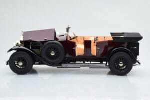 Rolls-Royce Phantom I Kabrioletas Burgundiškai Raudonas Kyosho 1:18 08931R Metalas - nuotrauka 8 iš 10