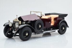 Rolls-Royce Phantom I Kabrioletas Burgundiškai Raudonas Kyosho 1:18 08931R Metalas - nuotrauka 9 iš 10