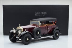 Rolls-Royce Phantom I Kabrioletas Burgundiškai Raudonas Kyosho 1:18 08931R Metalas - nuotrauka 10 iš 10