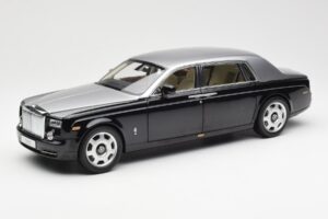 Rolls-Royce Phantom VII EWB Juodas ir Sidabrinis Kyosho 1:18